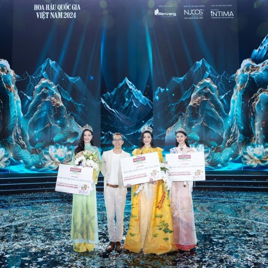 GLUTAMAX 1000 - ĐỒNG HÀNH CÙNG NHAN SẮC TỎA SÁNG CỦA TOP 3 HOA HẬU QUỐC GIA VIỆT NAM 2024