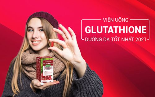 Uống glutathione trắng da