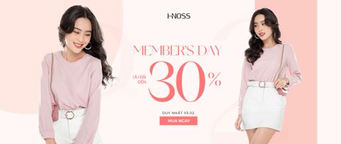 LÌ XÌ TRƯỚC THỀM TẾT ĐẾN: HNOSS MEMBER'S DAY - ƯU ĐÃI ĐẾN 30% OFF