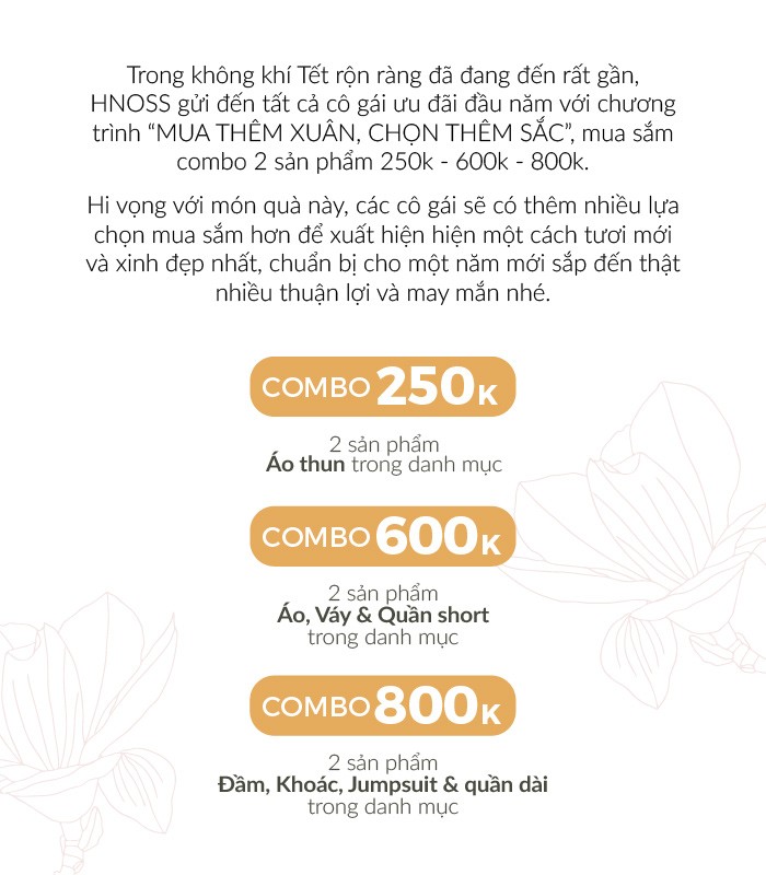 Combo tháng 1