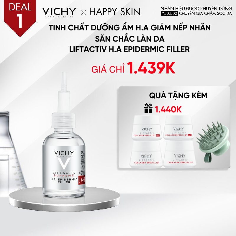 DEAL 1_TINH CHẤT DƯỠNG ẨM H.A GIẢM NẾP NHĂN, SĂN CHẮC LÀN DA LIFTACTIV H.A EPIDERMIC FILLER