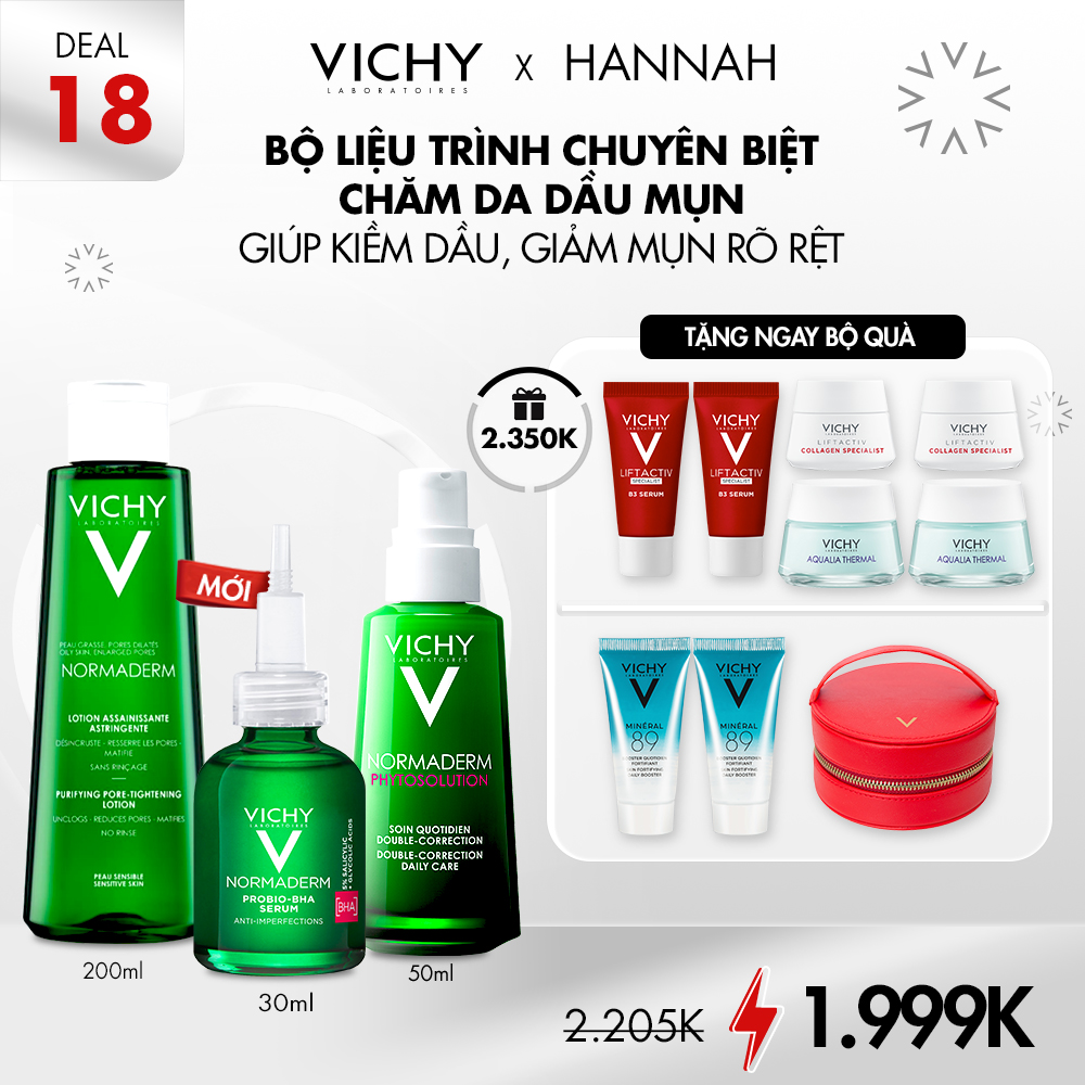 DEAL 18_BỘ LIỆU TRÌNH CHUYÊN BIỆT CHĂM DA DẦU MỤN GIÚP KIỀM DẦU, GIẢM MỤN RÕ RỆT