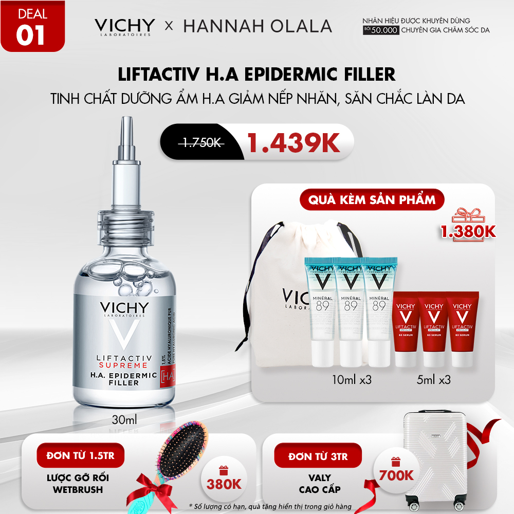 DEAL 1_TINH CHẤT DƯỠNG ẨM H.A GIẢM NẾP NHĂN, SĂN CHẮC LÀN DA LIFTACTIV H.A EPIDERMIC FILLER.