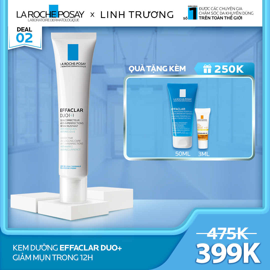 DEAL 2_KEM DƯỠNG EFFACLAR DUO+ GIẢM MỤN TRONG 12H