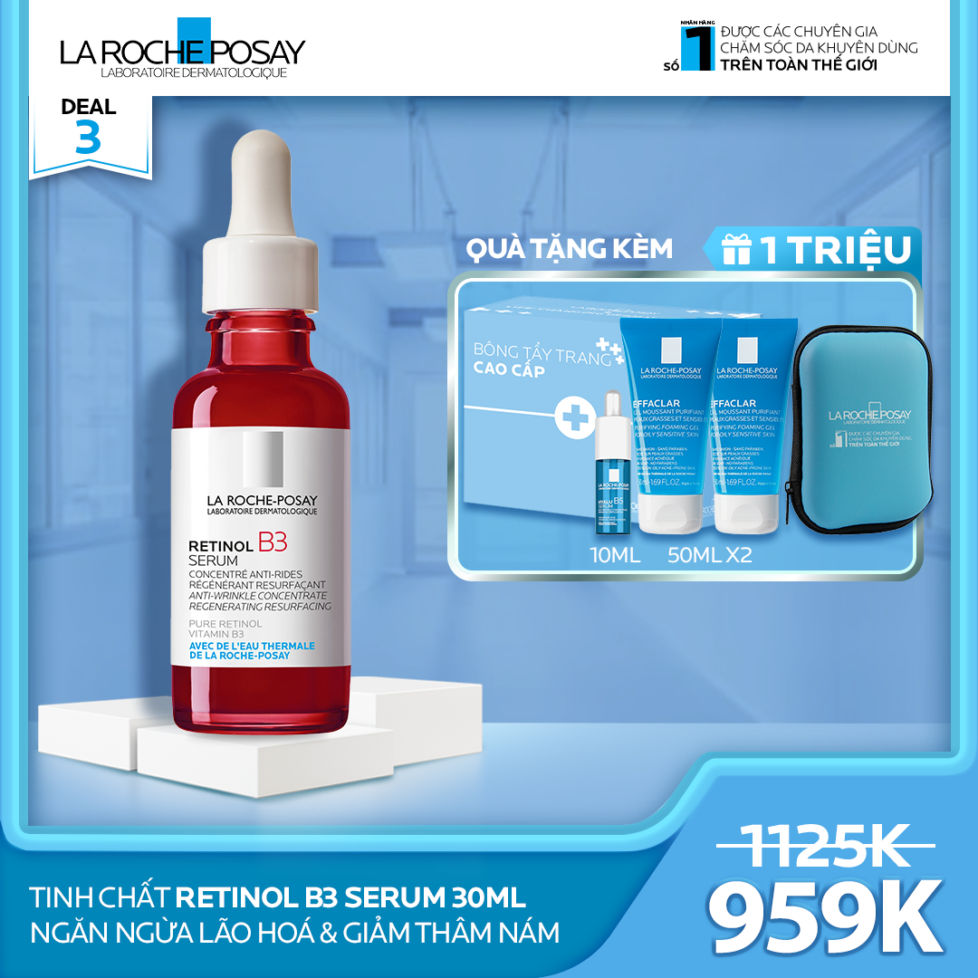 DEAL 3_TINH CHẤT RETINOL B3 SERUM 30ML NGĂN NGỪA LÃO HOÁ & GIẢM THÂM NÁM