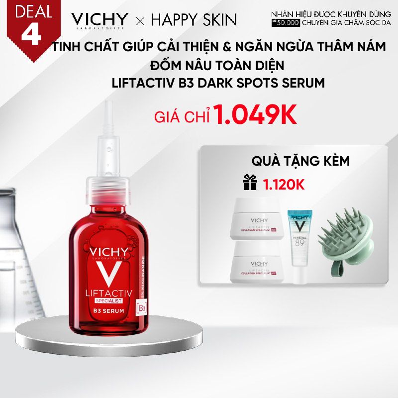 DEAL 4_TINH CHẤT GIÚP CẢI THIỆN & NGĂN NGỪA THÂM NÁM ĐỐM NÂU TOÀN DIỆN LIFTACTIV B3 DARK SPOTS SERUM
