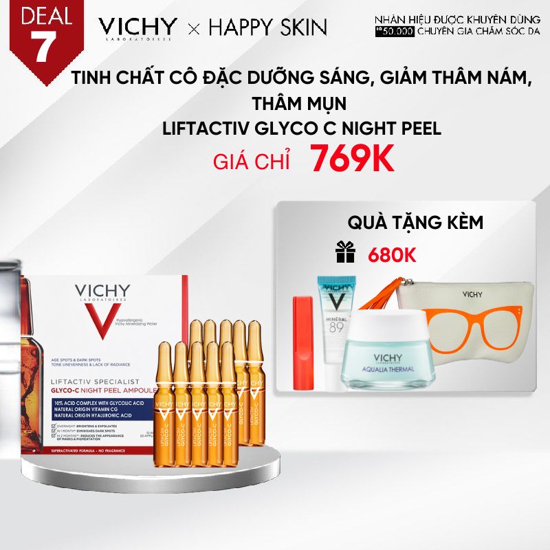 DEAL 7_TINH CHẤT CÔ ĐẶC DƯỠNG SÁNG, GIẢM THÂM NÁM, THÂM MỤN LIFTACTIV GLYCO C NIGHT PEEL