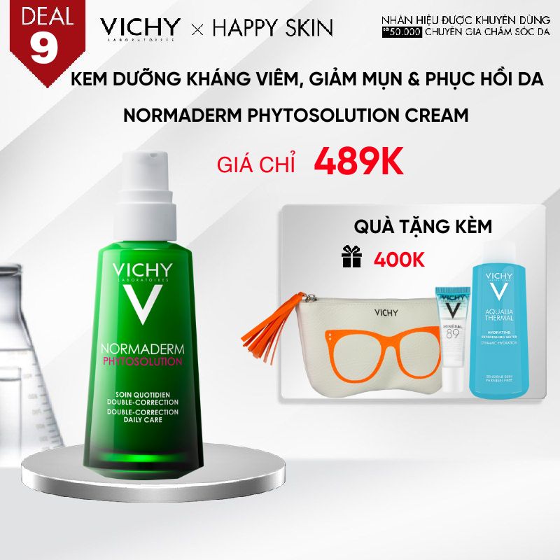 DEAL 9_KEM DƯỠNG KHÁNG VIÊM, GIẢM MỤN & PHỤC HỒI DA NORMADERM PHYTOSOLUTION CREAM.