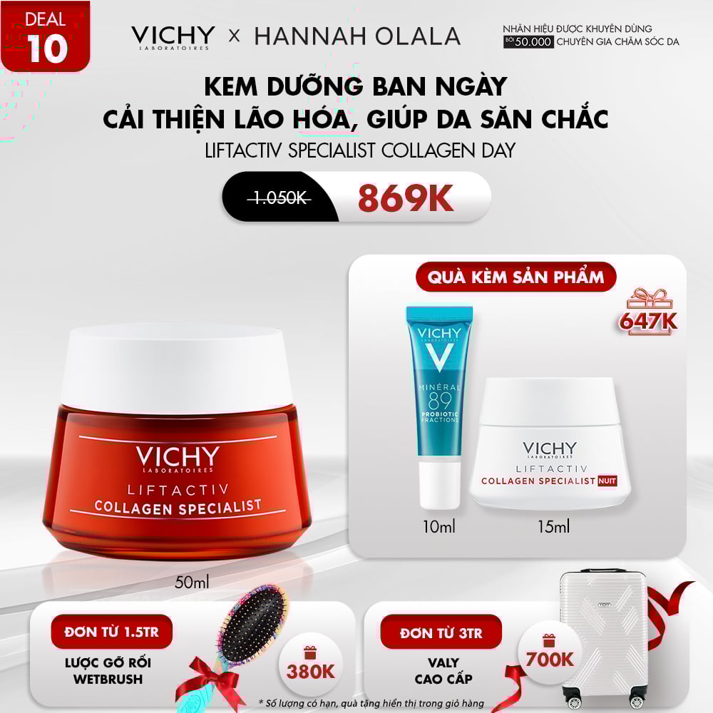 DEAL 10_KEM DƯỠNG BAN NGÀY CẢI THIỆN LÃO HÓA, GIÚP DA SĂN CHẮC LIFTACTIV SPECIALIST COLLAGEN DAY