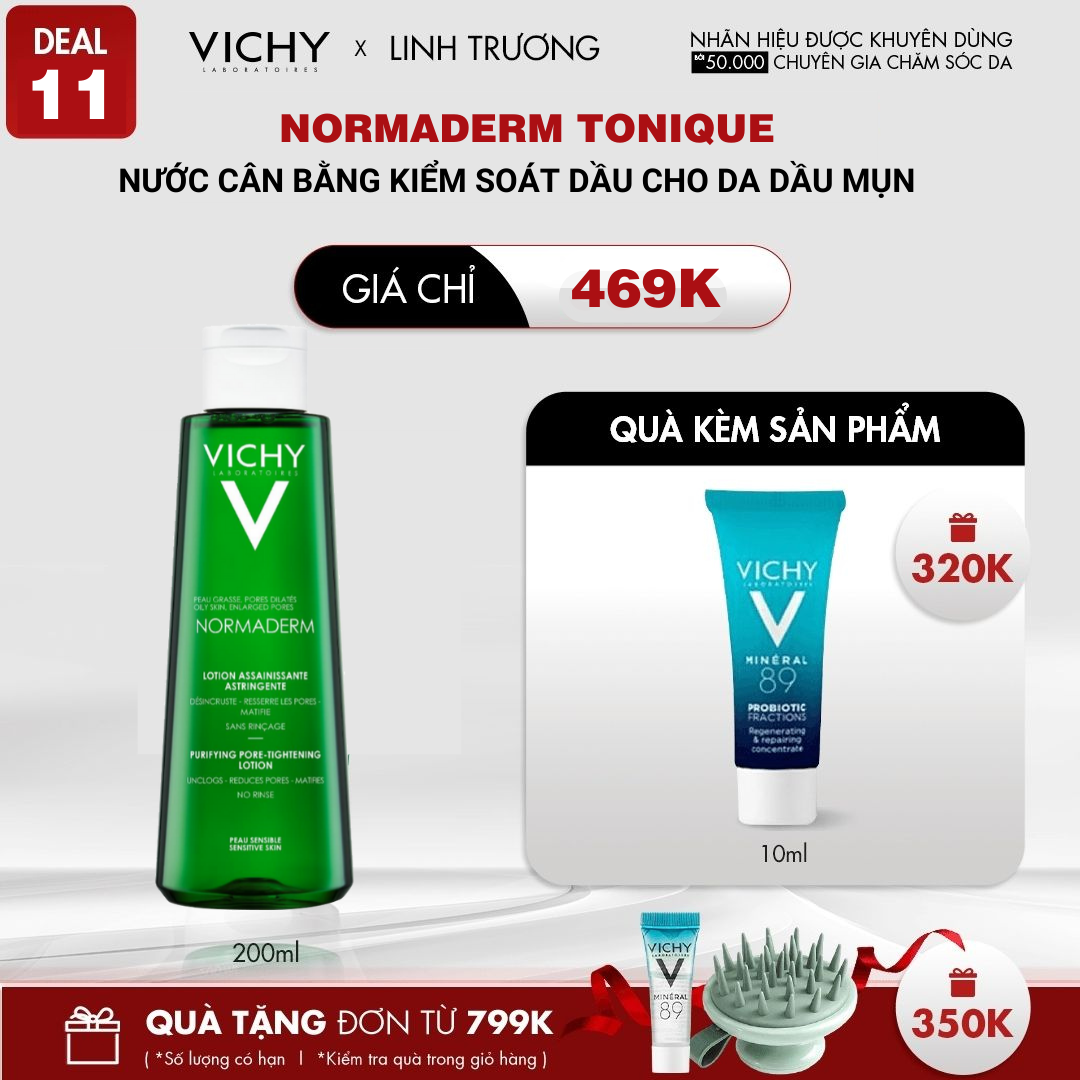 DEAL 11_NƯỚC CÂN BẰNG KIỂM SOÁT DẦU CHO DA DẦU MỤN NORMADERM TONIQUE