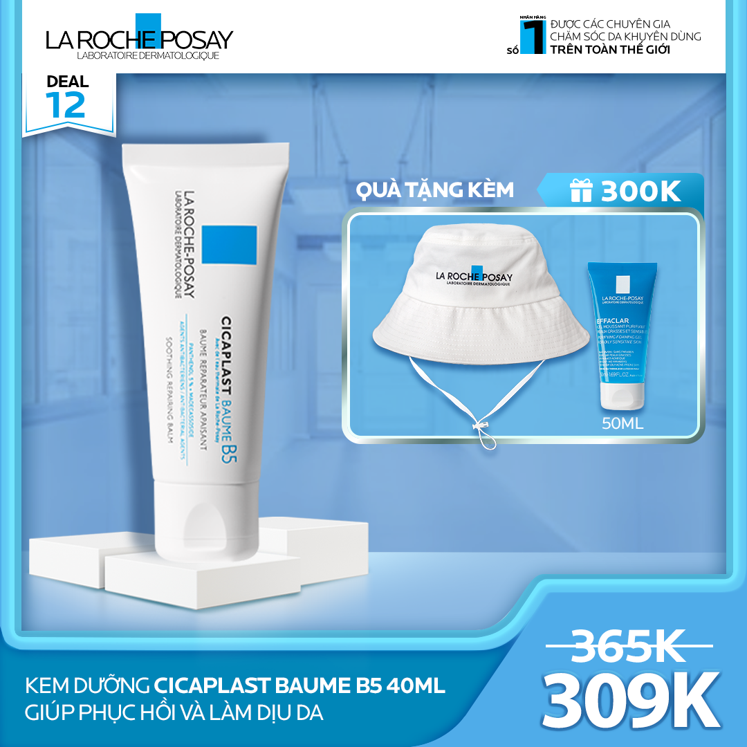 MÃ CLOUDORIS GIẢM 30K- DEAL 12_KEM DƯỠNG CICAPLAST BAUME B5 40ML GIÚP PHỤC HỒI VÀ LÀM DỊU DA