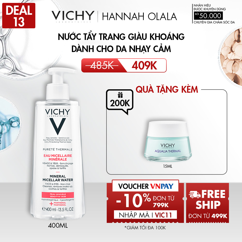 DEAL 13_NƯỚC TẨY TRANG GIÀU KHOÁNG DÀNH CHO DA NHẠY CẢM
