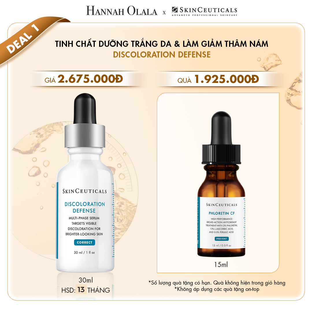 [Hannah x Jul] Tinh chất dưỡng trắng da & làm giảm thâm nám Discoloration Defense