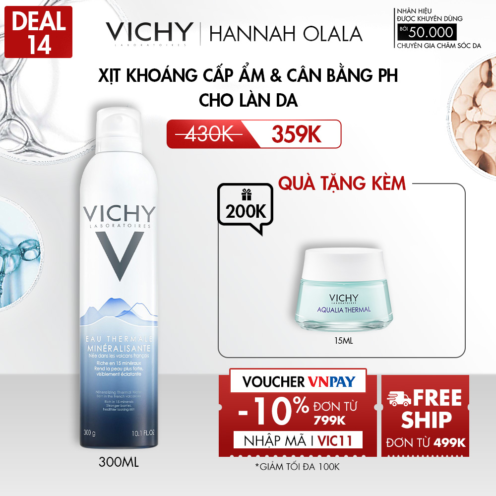 DEAL 14_XỊT KHOÁNG CẤP ẨM & CÂN BẰNG PH CHO LÀN DA