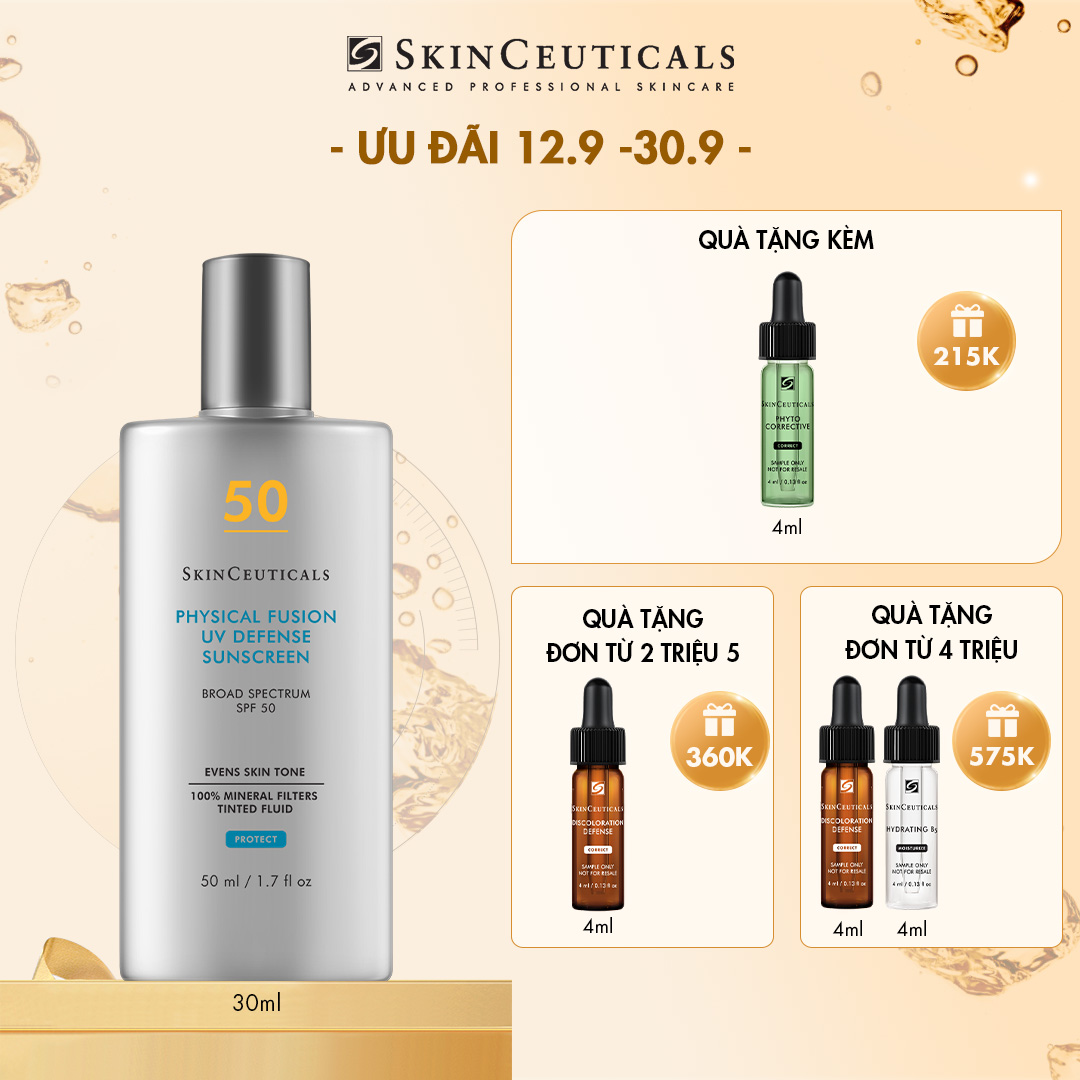 KEM CHỐNG NẮNG VẬT LÍ DẠNG SỮA (CÓ MÀU) PHYSICAL FUSION BẢO VỆ DA DƯỚI TÁC HẠI CỦA TIA UV