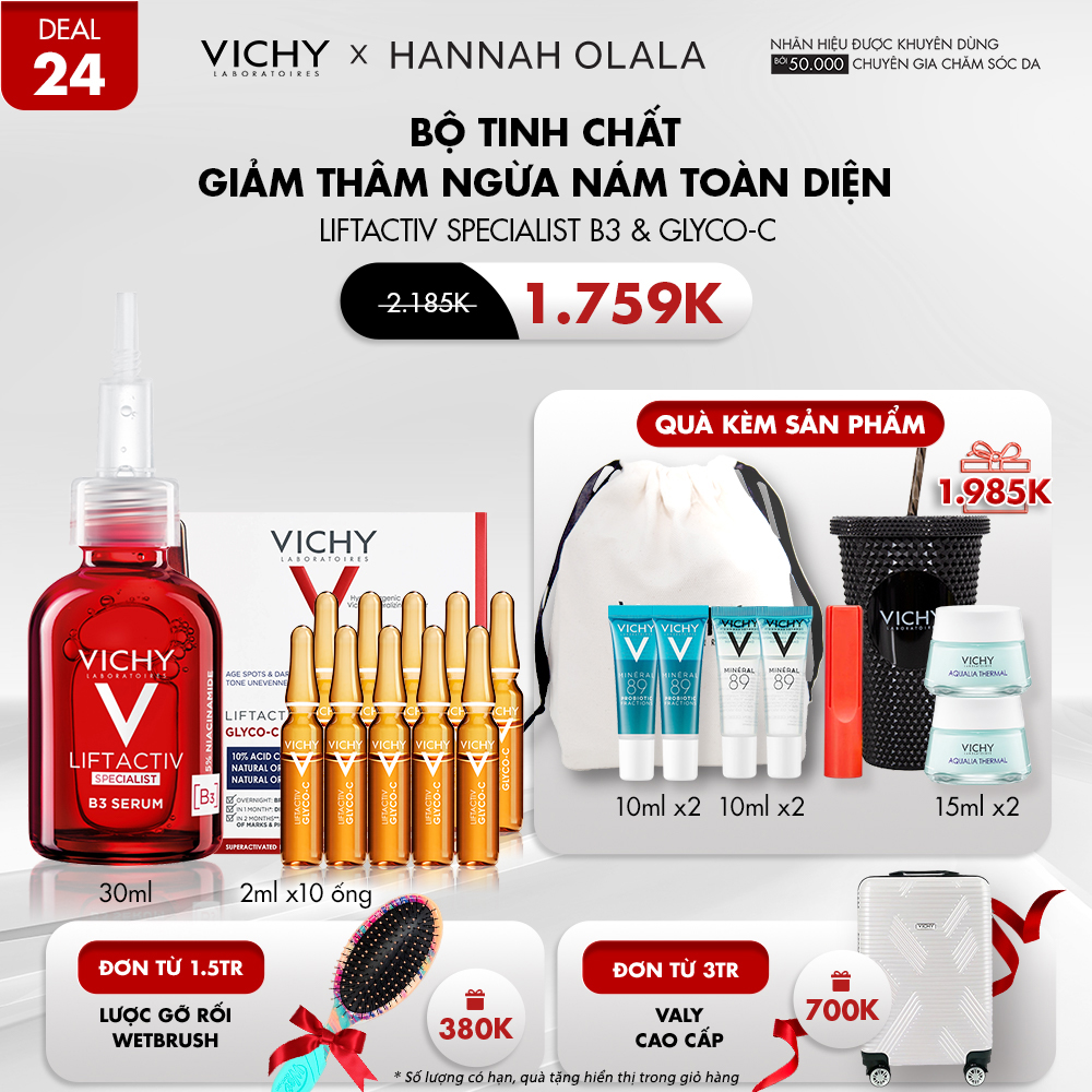 DEAL 24_BỘ TINH CHẤT GIẢM THÂM NGỪA NÁM TOÀN DIỆN LIFTACTIV SPECIALIST B3 & GLYCO-C