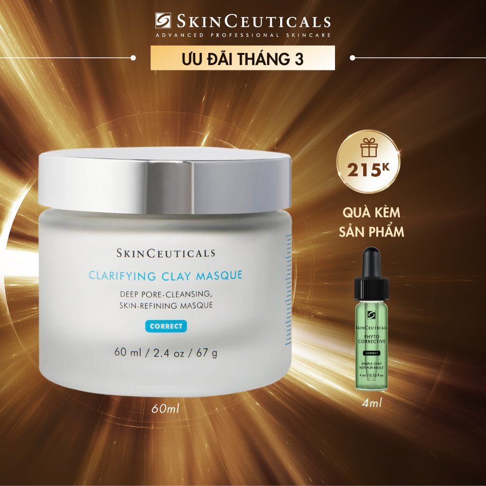MẶT NẠ ĐẤT SÉT CLARIFYING CLAY MASQUE GIÚP LÀM SẠCH SÂU VÀ LÀM THÔNG THOÁNG LỖ CHÂN LÔNG
