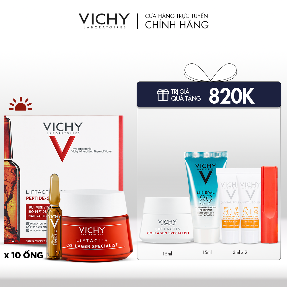 BỘ SẢN PHẨM DƯỠNG DA BAN NGÀY CẢI THIỆN DẤU HIỆU LÃO HÓA DO THIẾU HỤT COLLAGEN