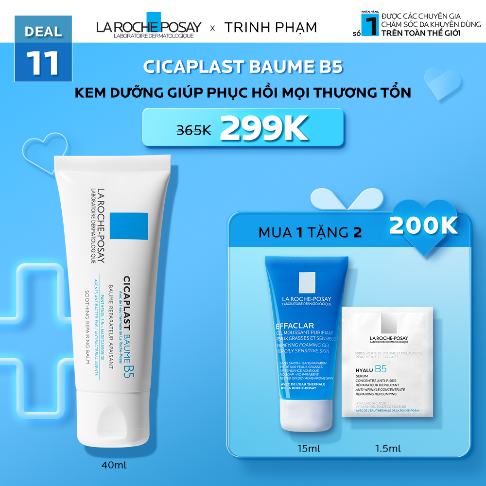 TRINH PHAM_DEAL 11_KEM DƯỠNG CICAPLAST BAUME B5 40ML GIÚP PHỤC HỒI VÀ LÀM DỊU DA