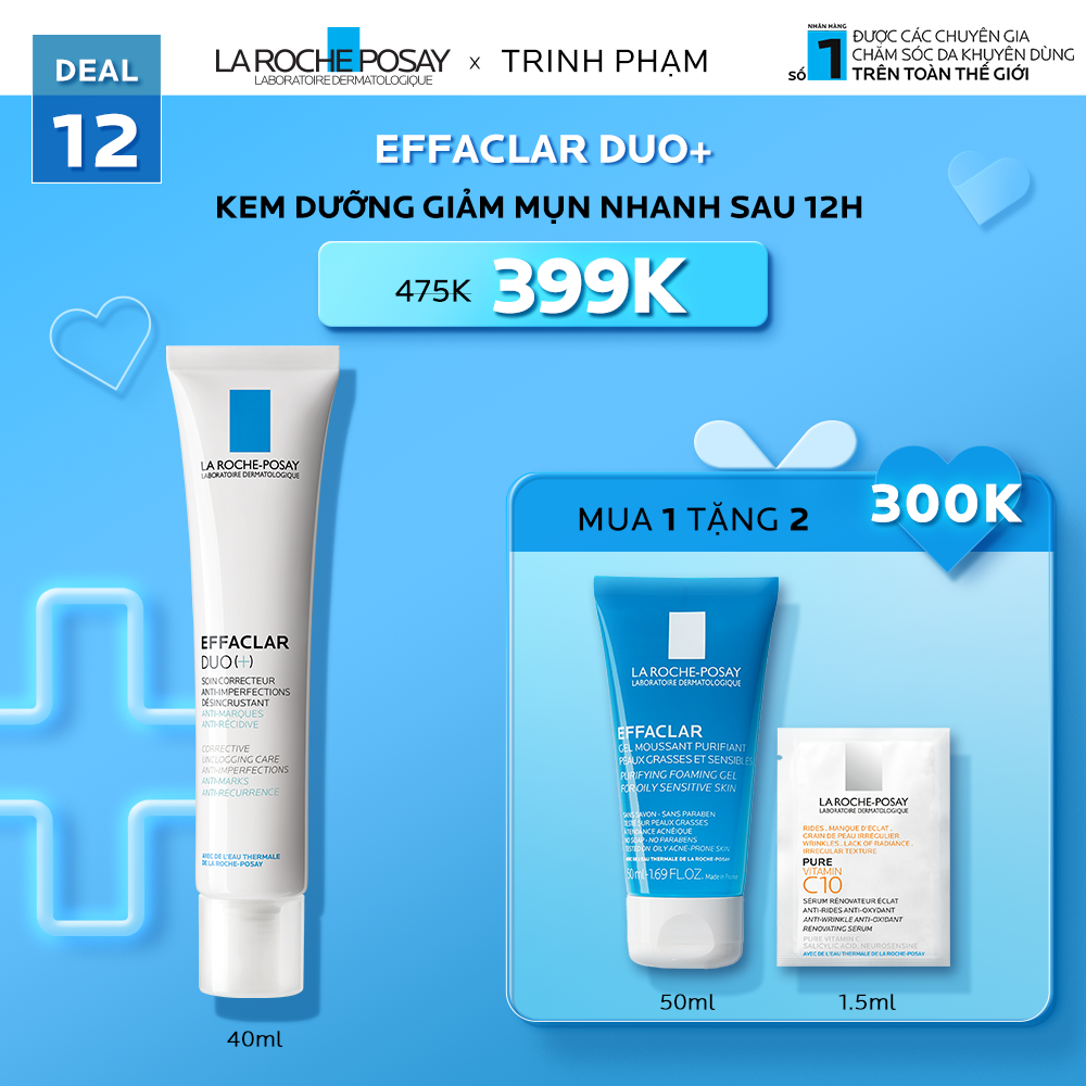 TRINH PHAM_DEAL 12_KEM DƯỠNG EFFACLAR DUO+ GIẢM MỤN TRONG 12H