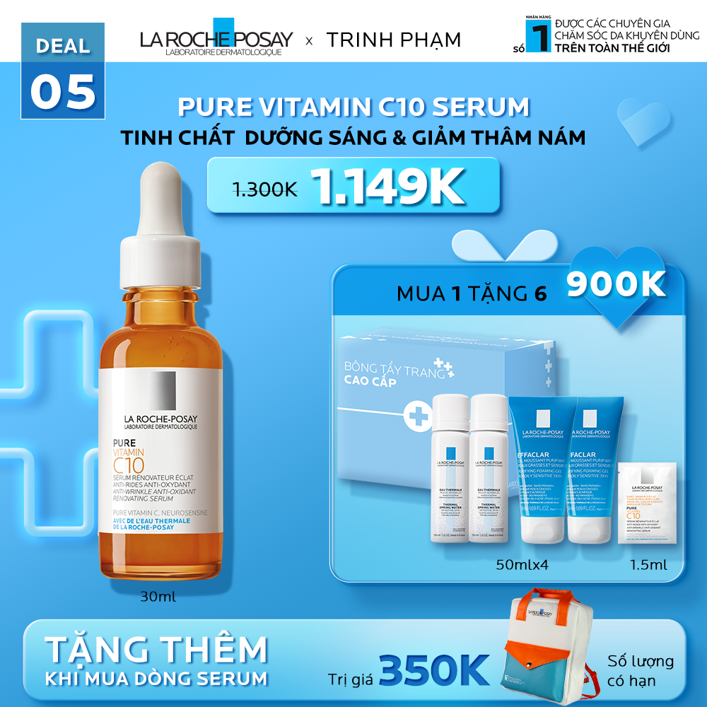 TRINH PHAM_DEAL 5_TINH CHẤT PURE VITAMIN C10 SERUM GIẢM THÂM NÁM, GIÚP DA SÁNG KHỎE