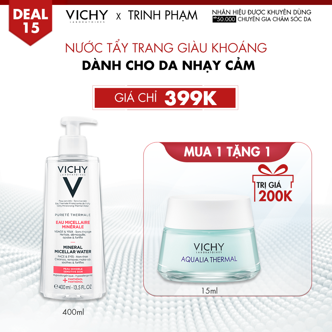 DEAL 15_NƯỚC TẨY TRANG GIÀU KHOÁNG DÀNH CHO DA NHẠY CẢM
