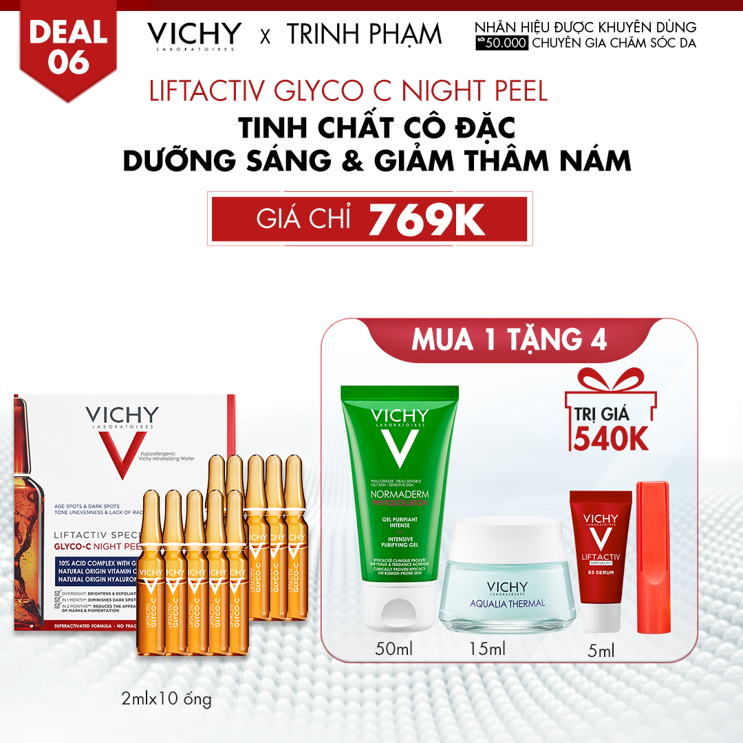 DEAL 6: LIFTACTIV GLYCO C NIGHT PEEL TINH CHẤT CÔ ĐẶC DƯỠNG SÁNG & GIẢM THÂM NÁM