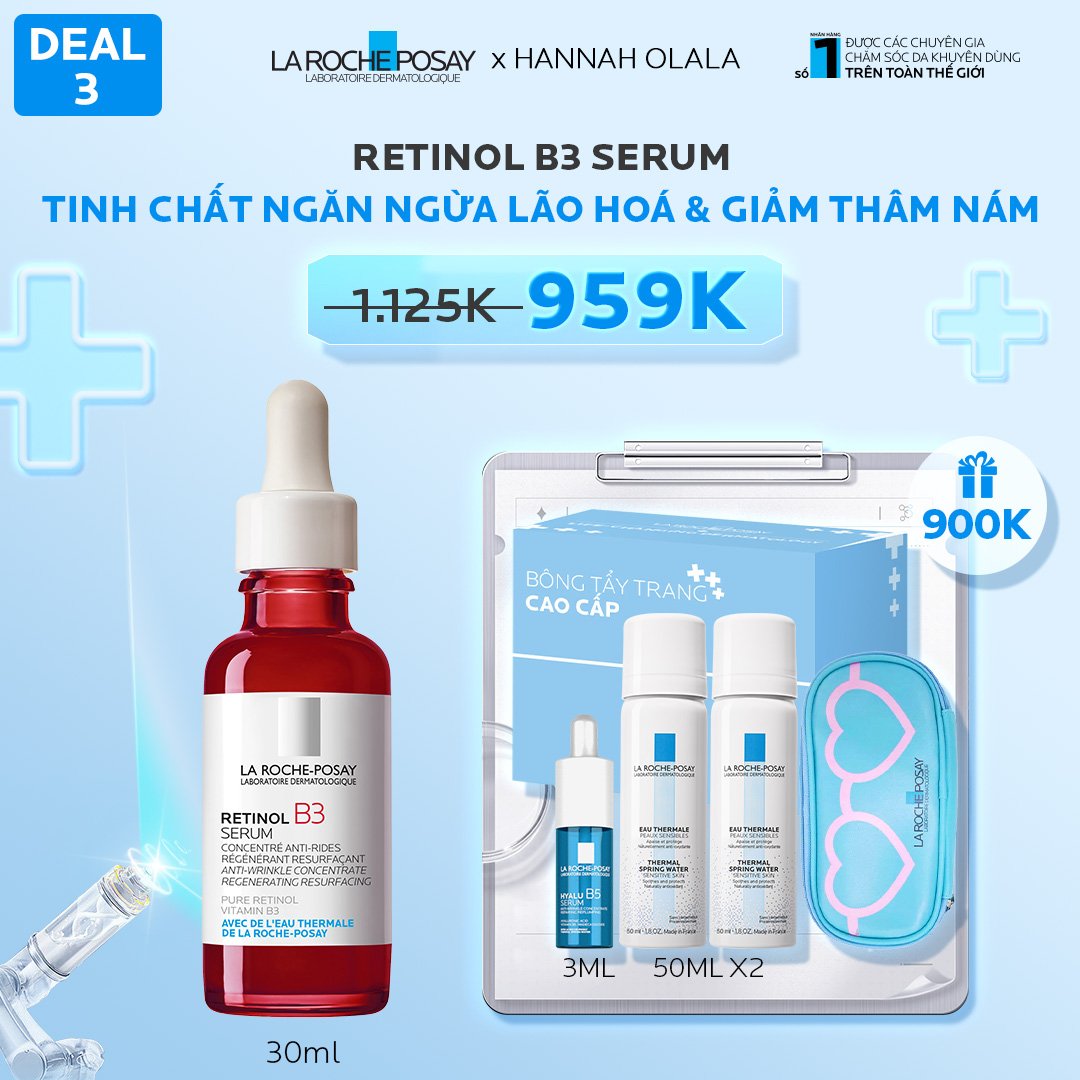 DEAL3_RETINOL B3 SERUM TINH CHẤT NGĂN NGỪA LÃO HOÁ & GIẢM THÂM NÁM