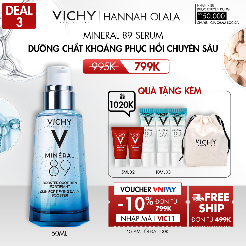 DEAL 3_MINERAL 89 SERUM DƯỠNG CHẤT KHOÁNG PHỤC HỒI CHUYÊN SÂU