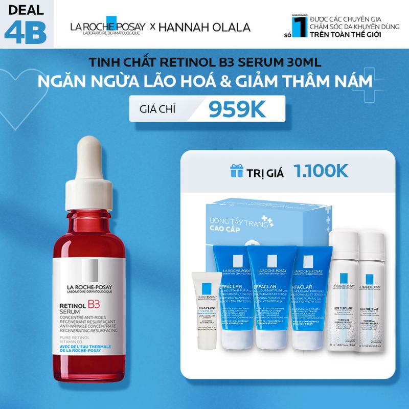 DEAL 4B_TINH CHẤT RETINOL B3 SERUM 30ML NGĂN NGỪA LÃO HOÁ & GIẢM THÂM NÁM