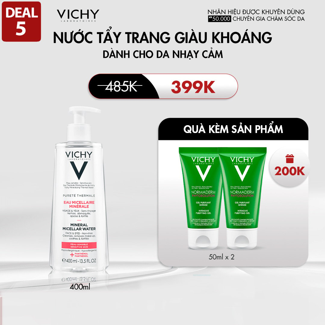 DEAL 5_NƯỚC TẨY TRANG GIÀU KHOÁNG DÀNH CHO DA NHẠY CẢM