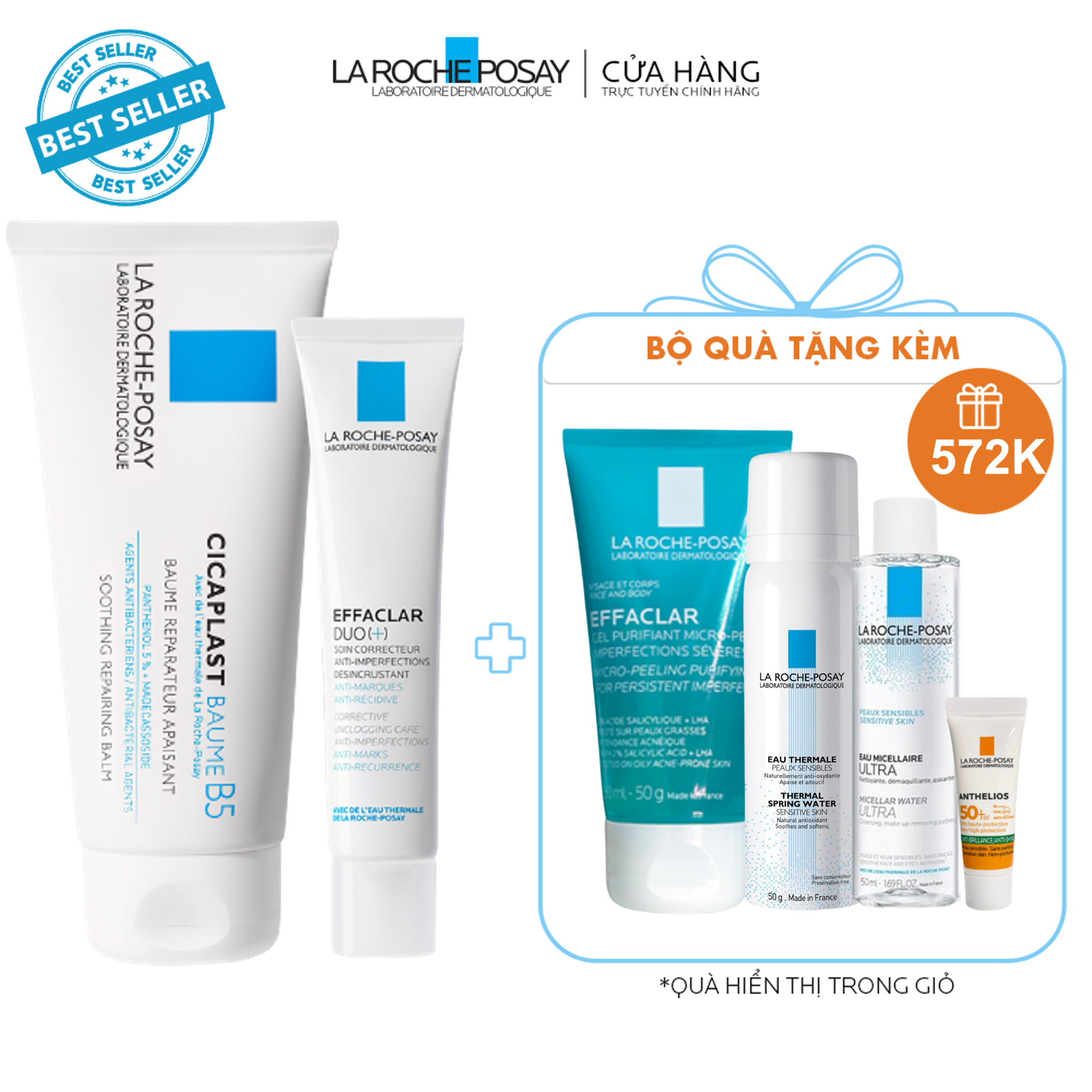 BỘ ĐÔI GIÚP GIẢM MỤN, NGỪA THÂM VÀ PHỤC HỒI DA SAU MỤN