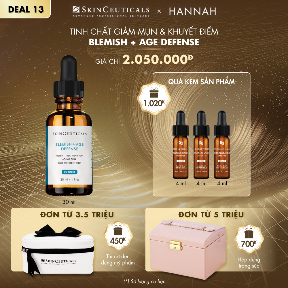 DEAL 13_TINH CHẤT GIẢM MỤN & KHUYẾT ĐIỂM BLEMISH + AGE DEFENSE