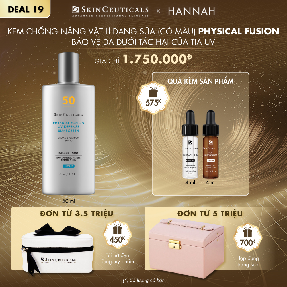 DEAL19_KEM CHỐNG NẮNG VẬT LÍ DẠNG SỮA (CÓ MÀU) PHYSICAL FUSION BẢO VỆ DA DƯỚI TÁC HẠI CỦA TIA UV