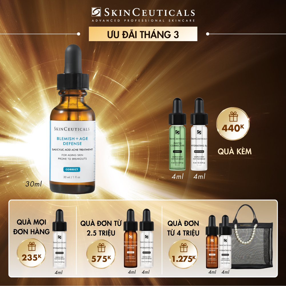 TINH CHẤT GIẢM MỤN & KIỂM SOÁT BÃ NHỜN BLEMISH AGE