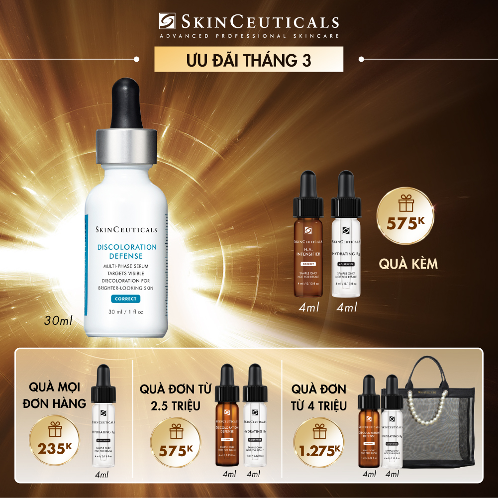 TINH CHẤT DISCOLORATION GIÚP LÀM SÁNG & GIẢM THÂM NÁM