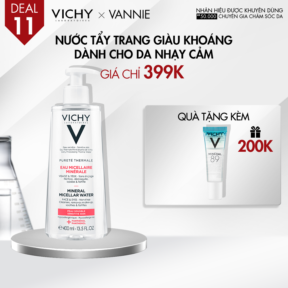 DEAL 11_NƯỚC TẨY TRANG GIÀU KHOÁNG DÀNH CHO DA NHẠY CẢM
