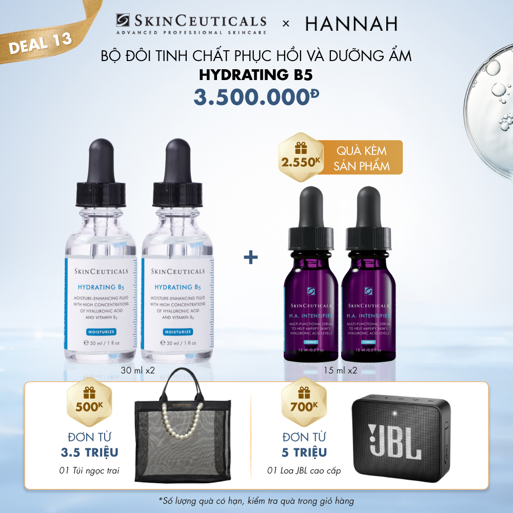 DEAL 13_BỘ ĐÔI TINH CHẤT PHỤC HỒI VÀ DƯỠNG ẨM HYDRATING B5