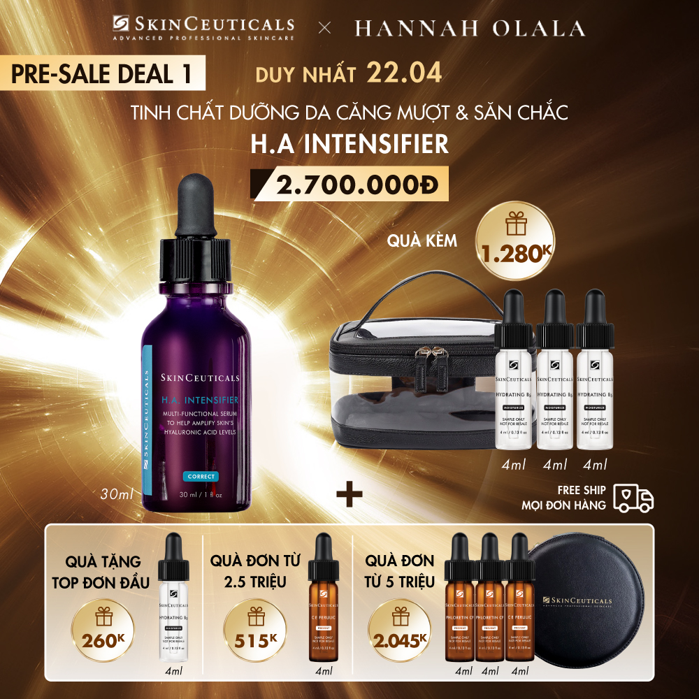 PRE-SALE 1_TINH CHẤT DƯỠNG DA CĂNG MƯỢT & SĂN CHẮC H.A INTENSIFIER