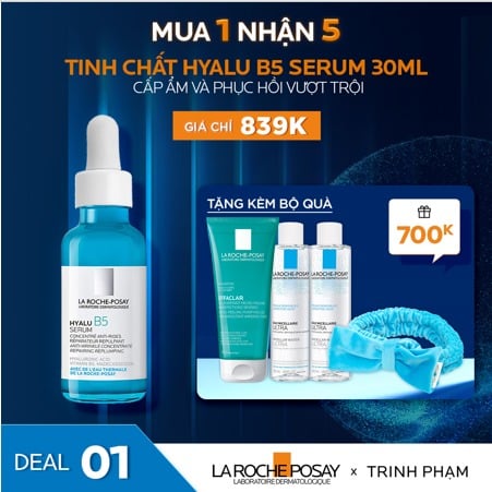 DEAL 1_TINH CHẤT HYALU B5 SERUM 30ML CẤP ẨM VÀ PHỤC HỒI VƯỢT TRỘI