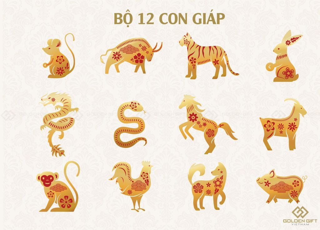 12 Con giáp là những con gì? Tên tuổi và thứ tự 3, 4, 5, 7 con ...