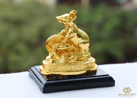 Video về tượng Chuột phong thủy mạ vàng