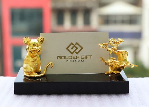 Golden Gift Việt Nam ra mắt bộ sưu tập tượng Chuột vàng phong thuỷ đón tết Canh Tý