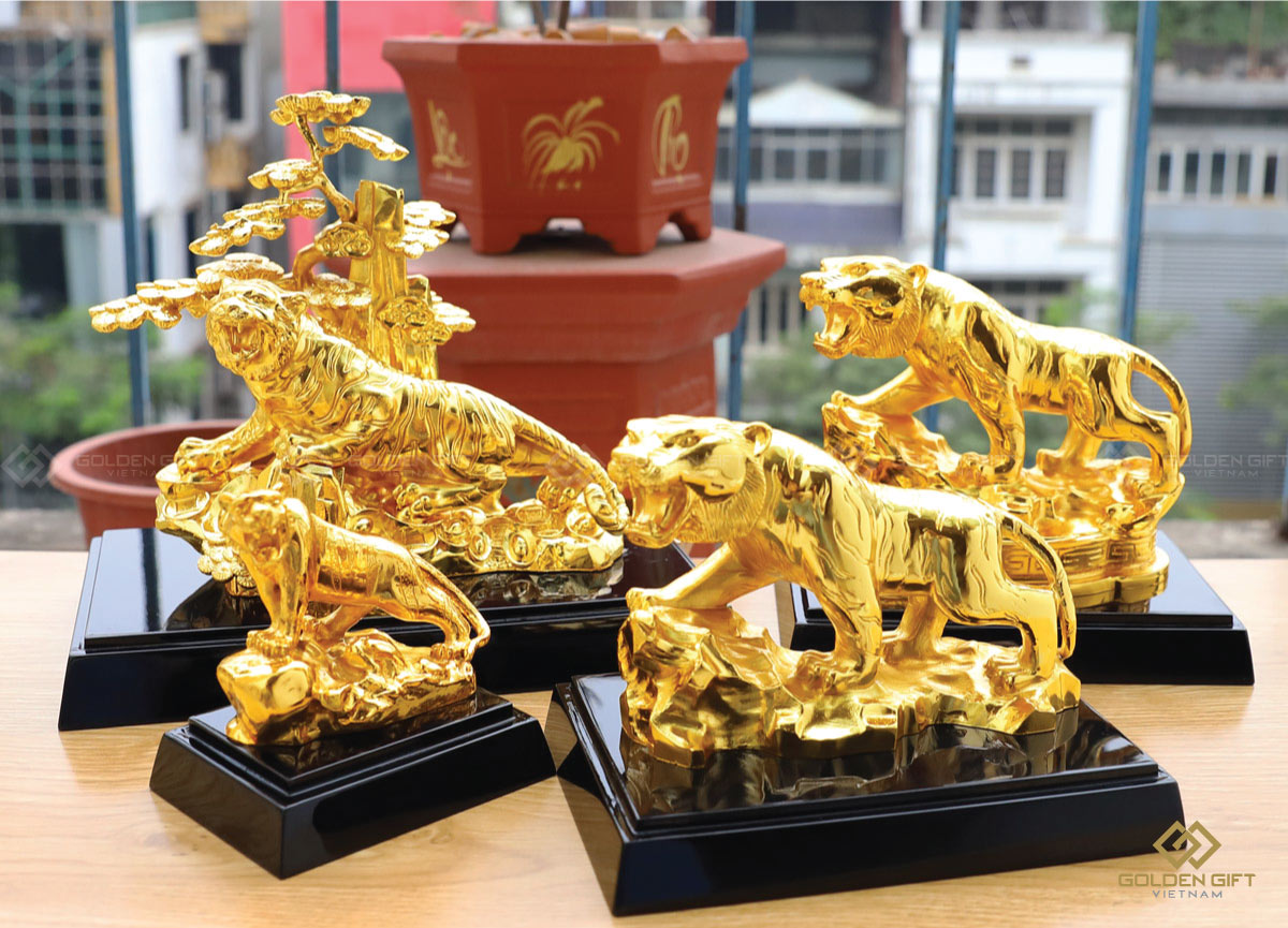 Quy trình chế tác Linh vật Hổ vàng của Golden Gift Việt Nam