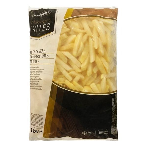 khoai tây chiên Marquise Clarebout 1kg, khoai tây sợi thẳng nhập khẩu, khoai tây đông lạnh Bỉ