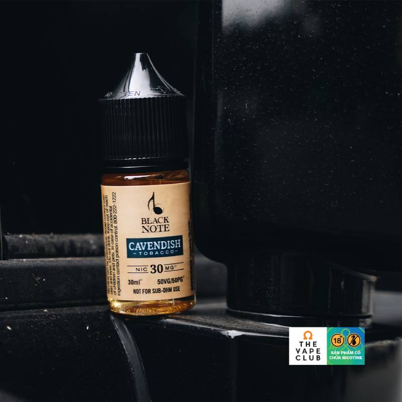 Black Note Cavendish Blend Salt Nic