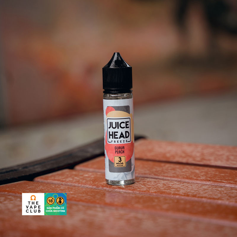 Juice Head Freeze Guava  Peach Salt Nic