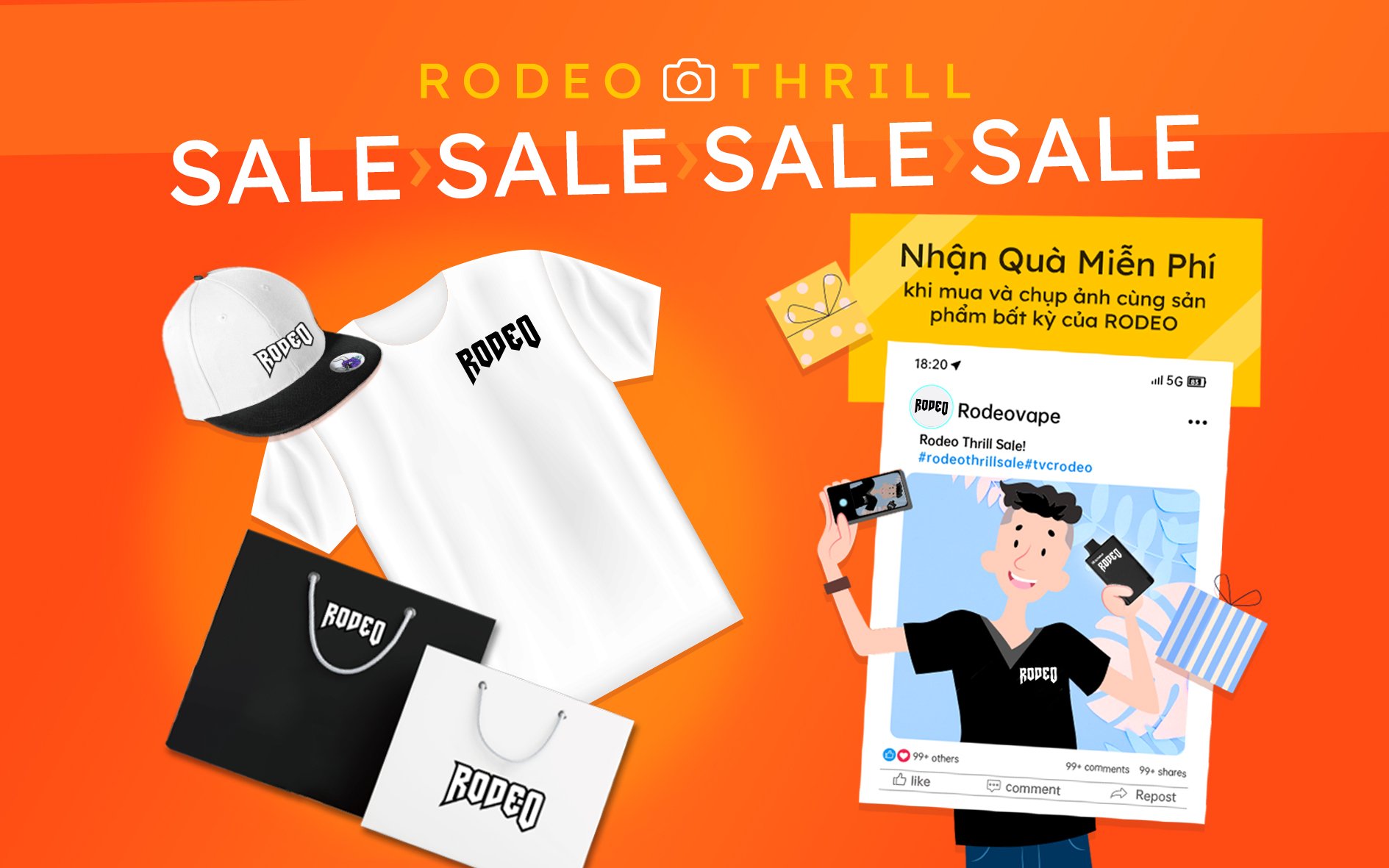 Thrill Sale Rodeo: Nhận quà đi, ngại ngần chi!