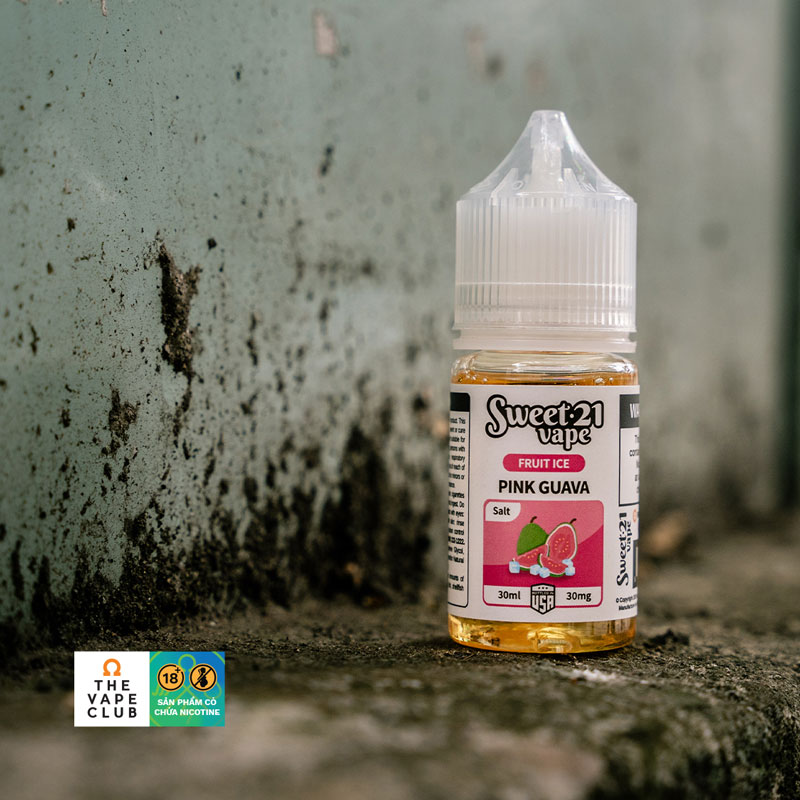 Sweet 21 Vape Fruit Ice Pink Guava Salt Nic