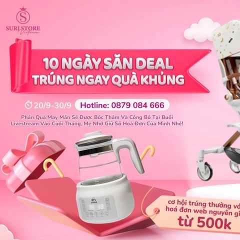 HOÁ ĐƠN MAY MẮN THÁNG 9